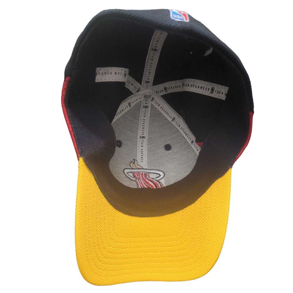 NBA Miami Heat Hat Cap Fitted Reebok One Size Bas… - image 5