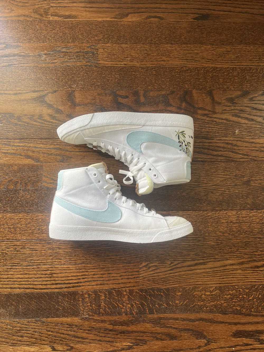 Nike White Indigo Nike Blazer Mid ‘77 - image 2