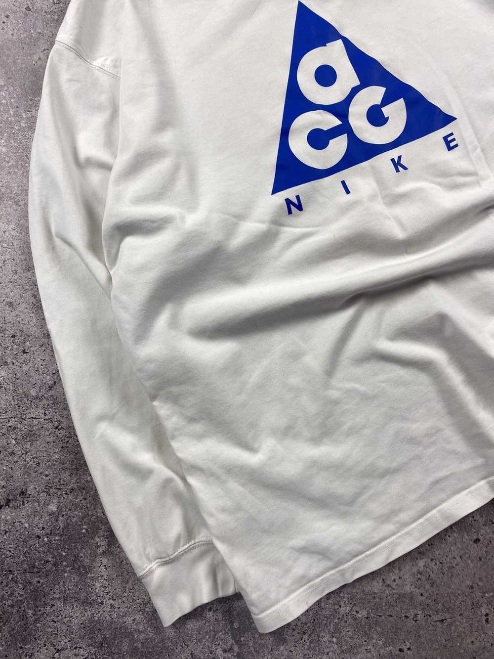 Nike × Nike ACG × Vintage Nike ACG Big Logo White… - image 3