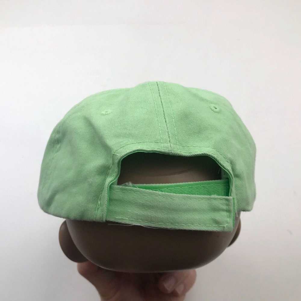 Vintage Puerto Rico Hat Cap Strapback Green Adjus… - image 2