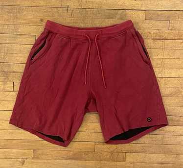 Designer Empyre Sweat Shorts, Red, Size Small - image 1