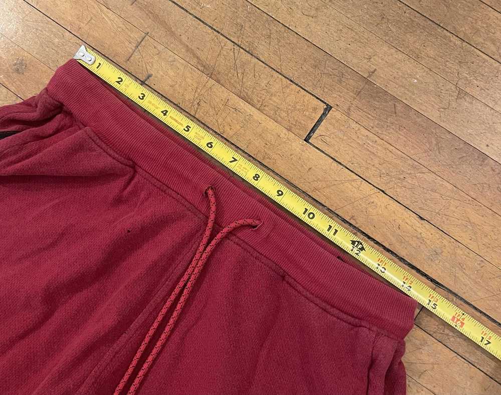 Designer Empyre Sweat Shorts, Red, Size Small - image 3