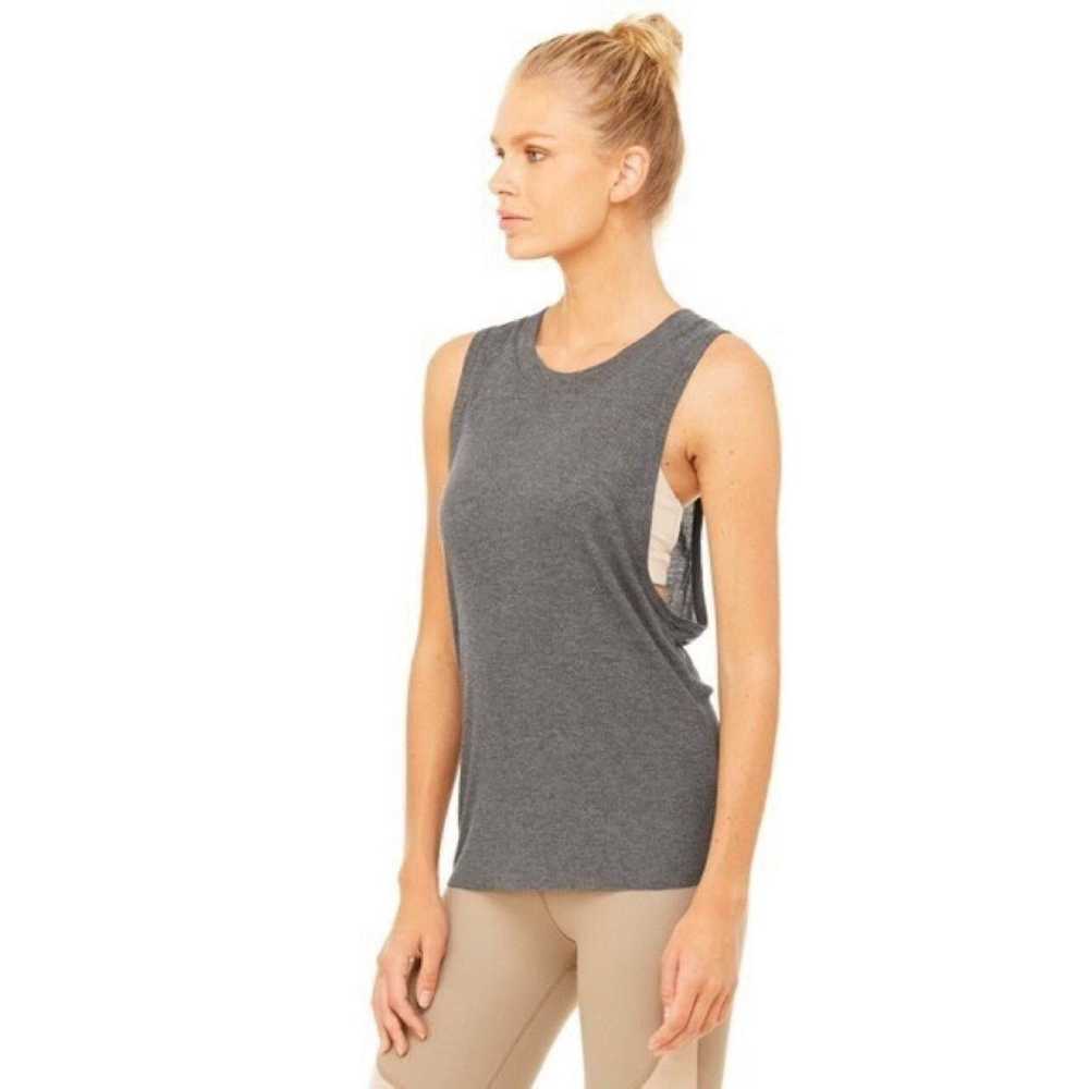 Alo Yoga Alo Yoga Heatwave Tank in Gray - image 3