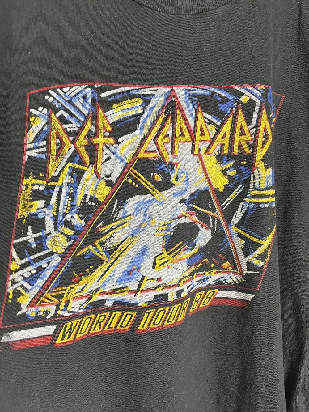 Band Tees × Def Leppard × Vintage Vintage 1988 De… - image 2