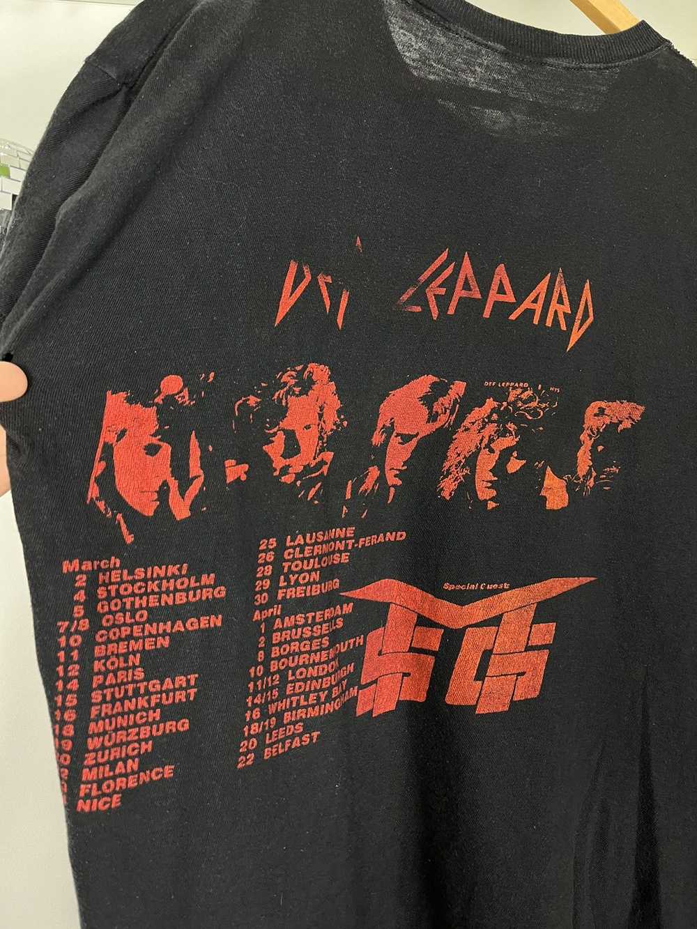 Band Tees × Def Leppard × Vintage Vintage 1988 De… - image 7