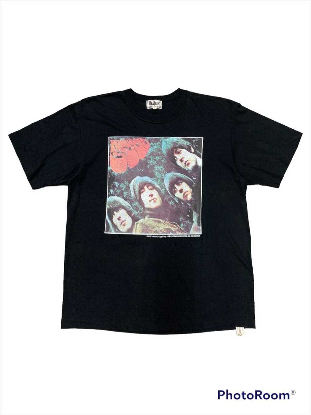 Band Tees × Vintage 1990s THE BEATLES RUBBER SOUL… - image 1