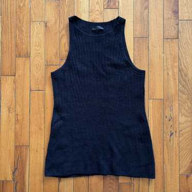 The Row Black Sweater Knit Tank Top - image 1