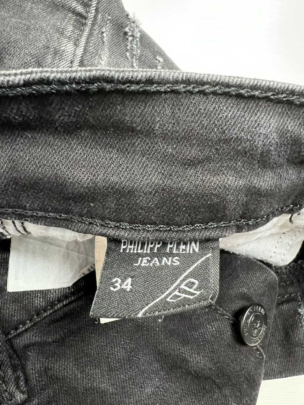 Designer × Vintage Philipp Plein jeans w34 dark w… - image 12