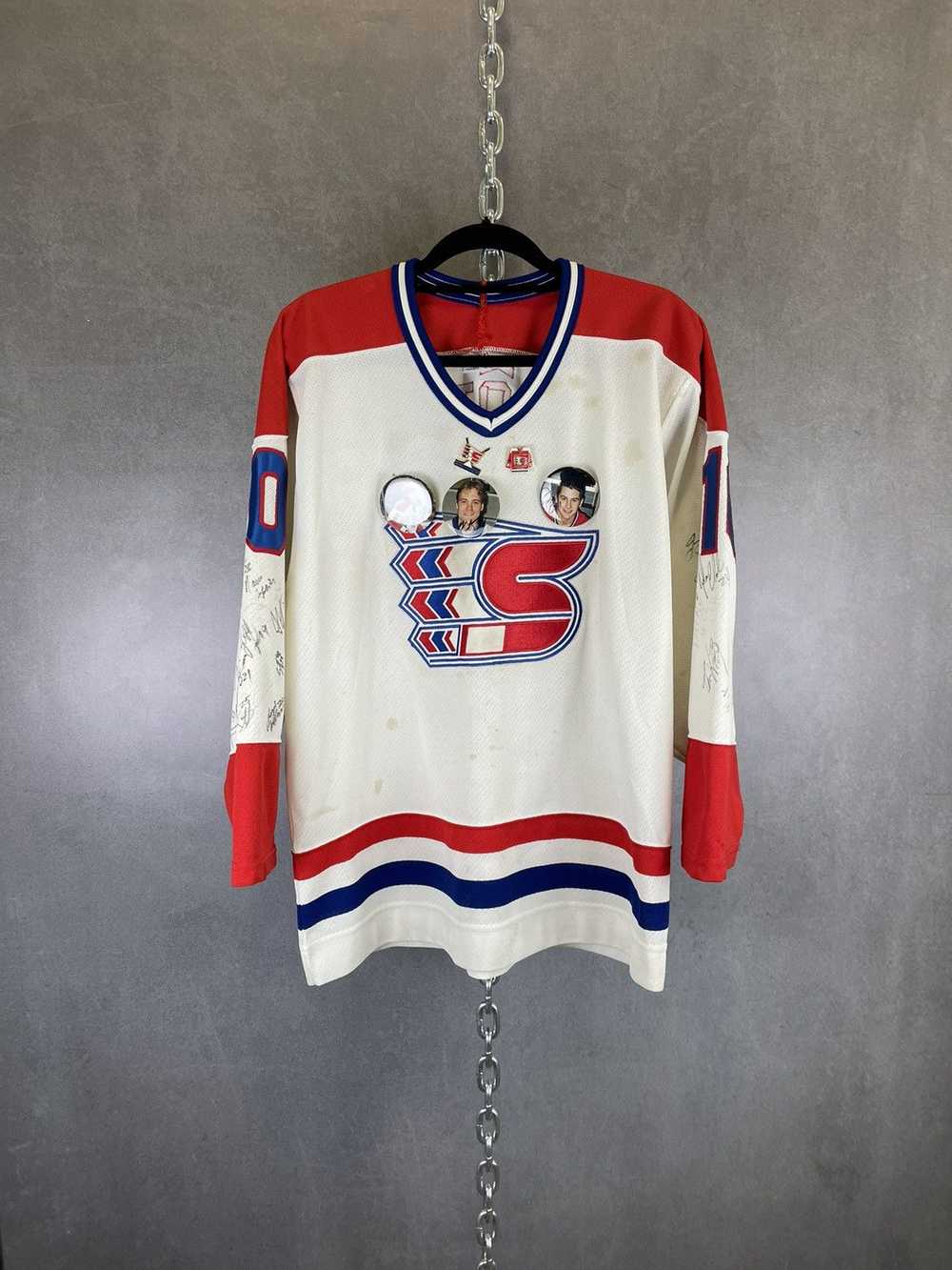 Ccm V the CCM Spokane chiefs signed hockey jersey… - image 1