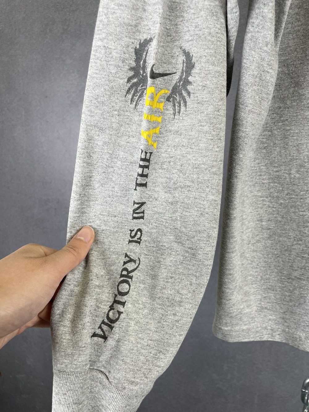 Nike Vintage Y2K Nike air grey long sleeve t shir… - image 3