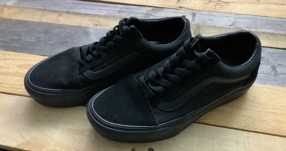 Streetwear × Vans Used Vans Old Skool All Black S… - image 2