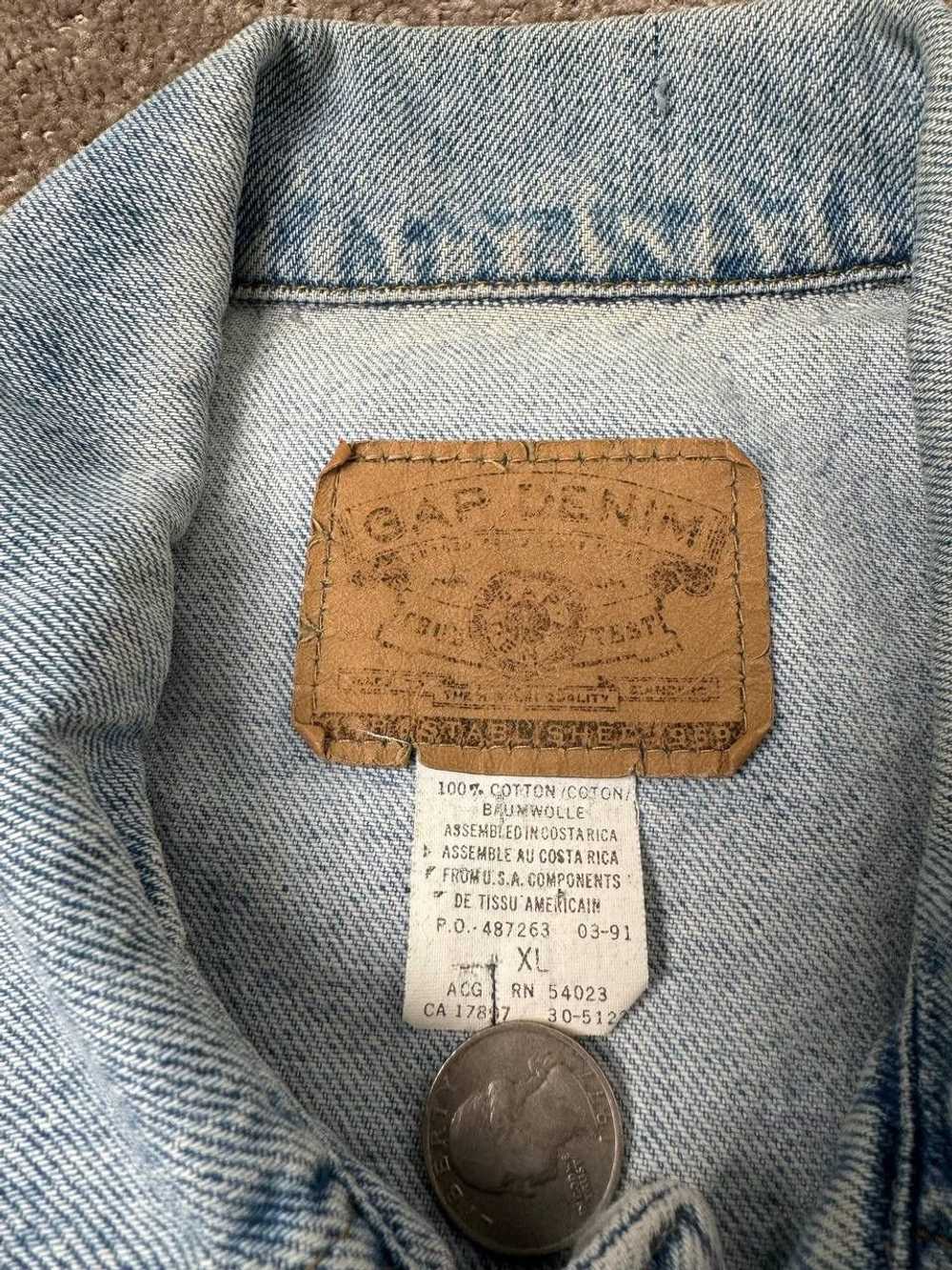 Gap × Vintage Vintage men’s jeans jacket GAP DENI… - image 9