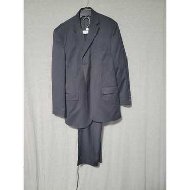 Stafford Stafford Pinstripe Suit Jacket 43R Pants 