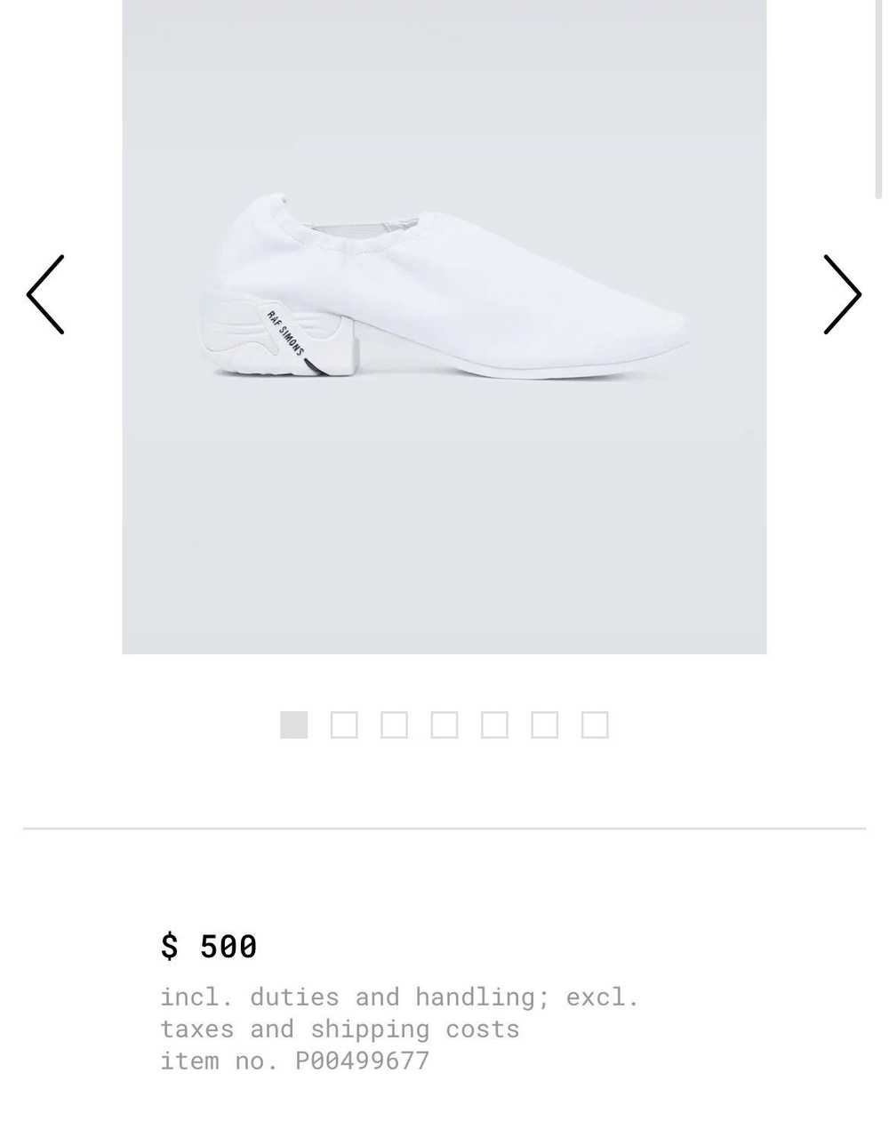 Raf Simons Raf Simons Solaris 1 low white sneakers - image 7