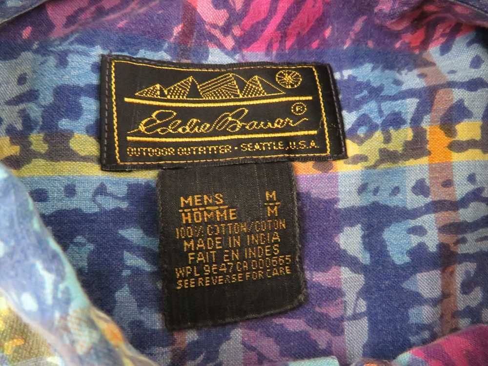 Eddie Bauer × Hawaiian Shirt × Vintage Vintage 90… - image 6