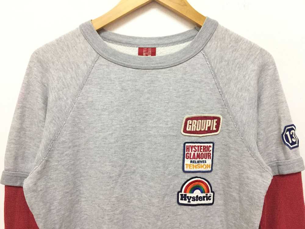 Hysteric Glamour Groupie patch logo sweatshirt - image 3