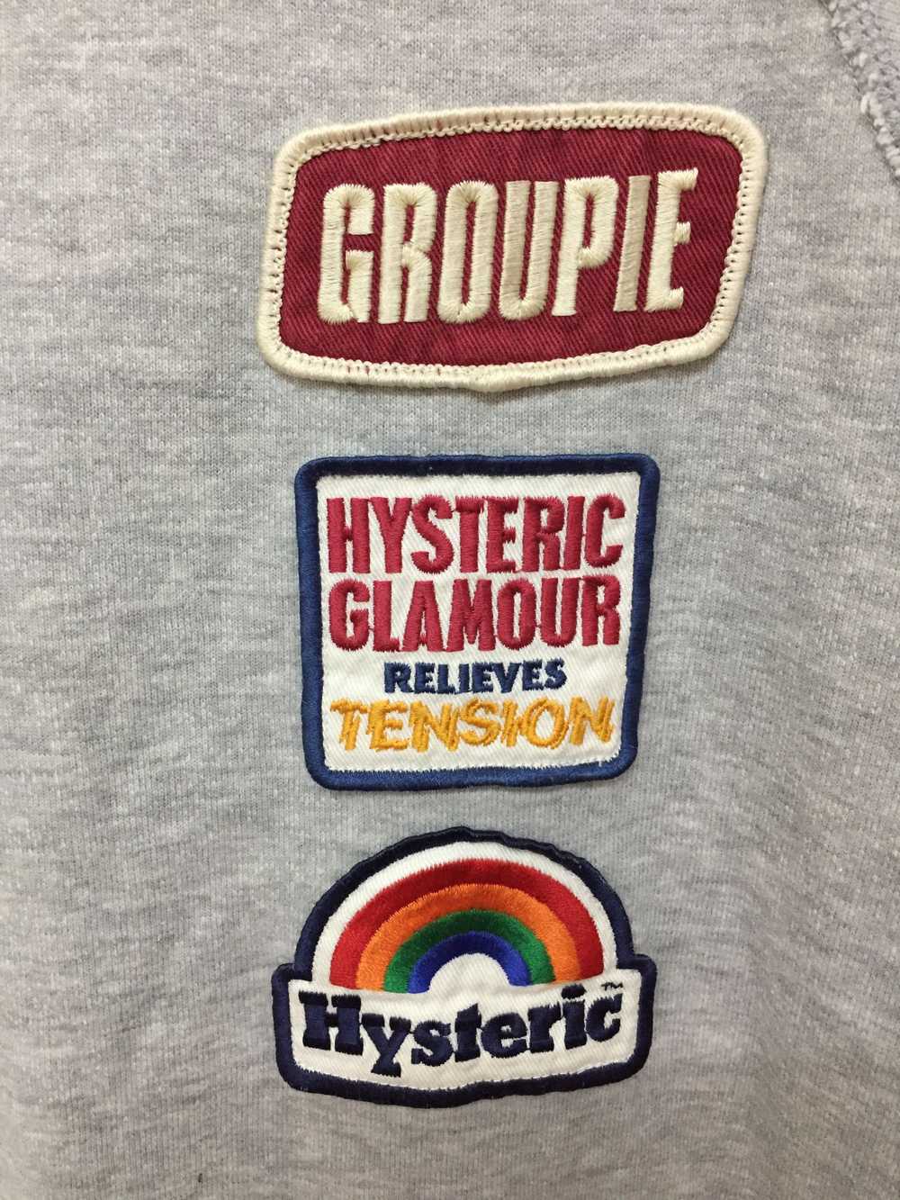 Hysteric Glamour Groupie patch logo sweatshirt - image 6