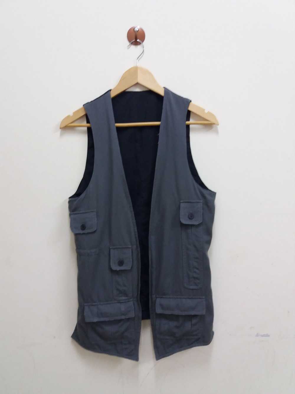 Designer × Neil Barrett Black barrett vest by nei… - image 1