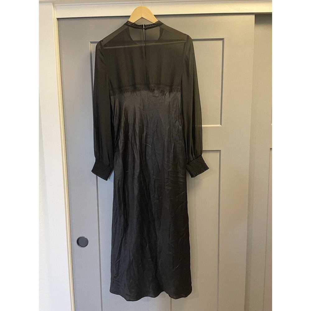 Allsaints AllSaints Bailey Black Sheer Sleeves Dr… - image 10