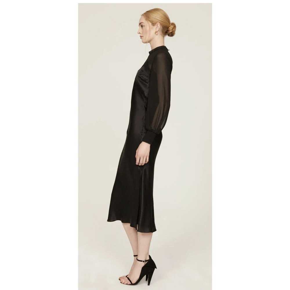 Allsaints AllSaints Bailey Black Sheer Sleeves Dr… - image 2