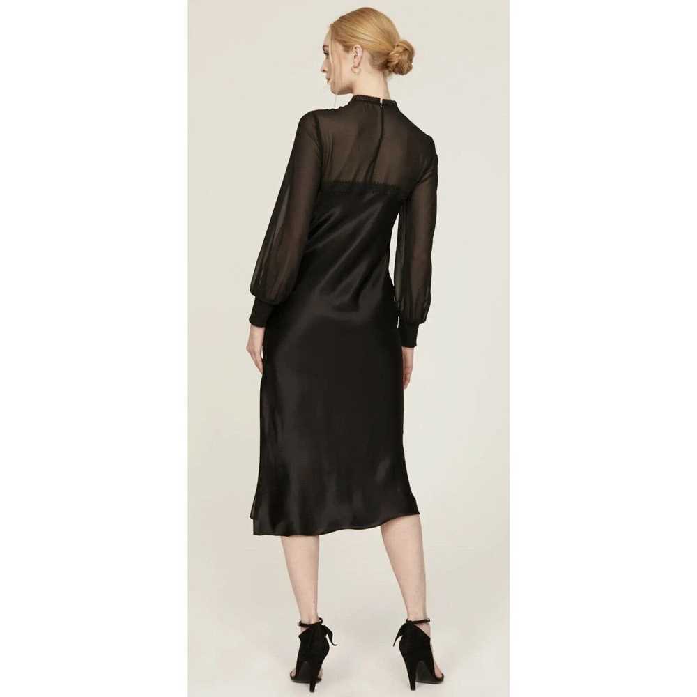 Allsaints AllSaints Bailey Black Sheer Sleeves Dr… - image 3