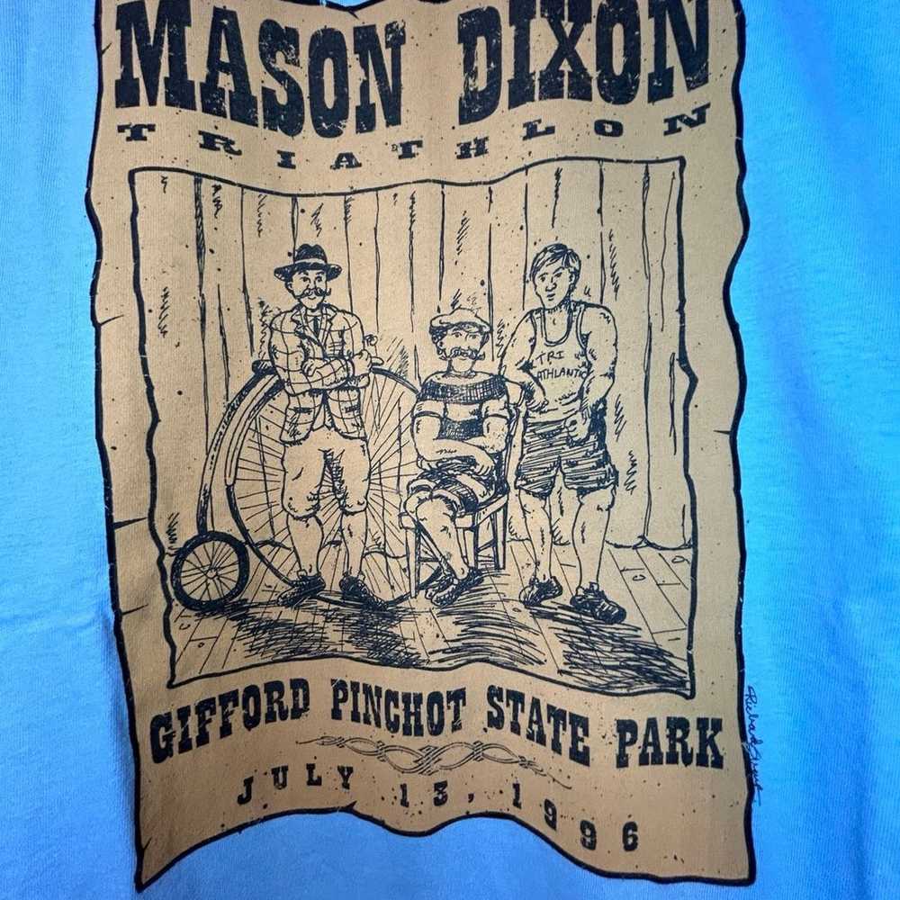Vintage 1996 Mason Dixon Triathlon Single Stitch … - image 5