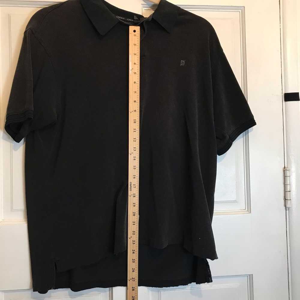 DKNY DKNY Polo Shirt Men's Xl Black 100% Cotton - image 6