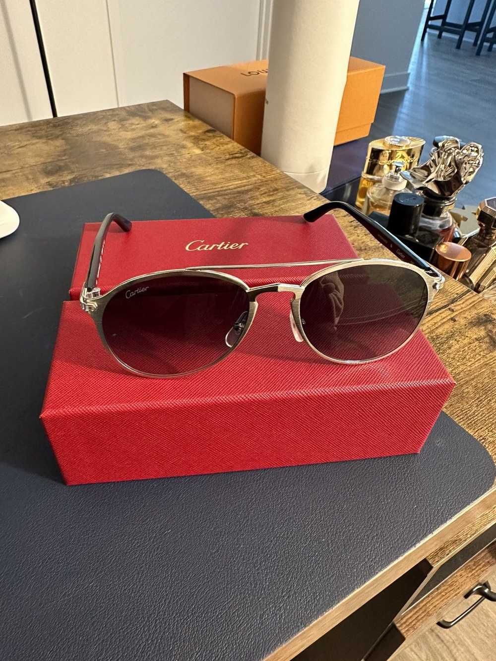 Cartier Cartier CT0212S Aviator Sunglasses- Barel… - image 2