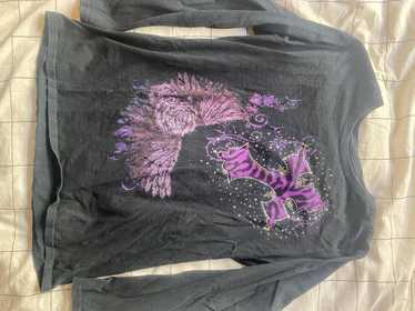 Vintage Purple y2k long sleeve zebra - image 1