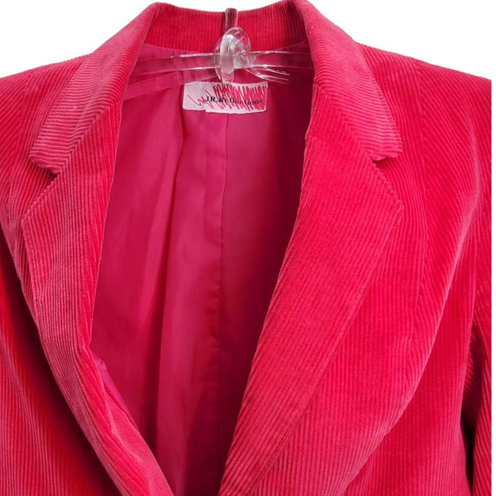 Vintage Vintage J R Reflection Hot Pink Corduroy … - image 5