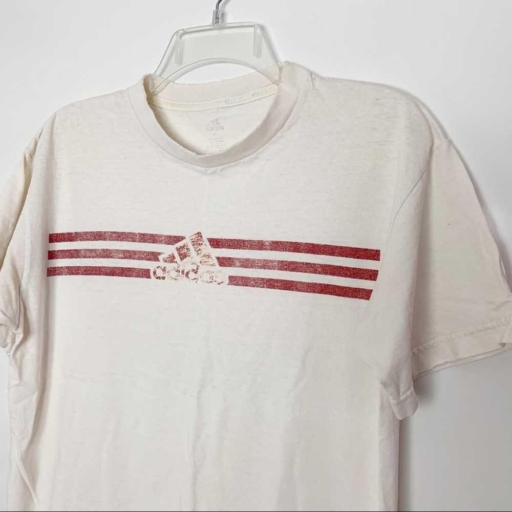 Adidas Vintage Athletic Tee Shirt Graphic T Size … - image 2