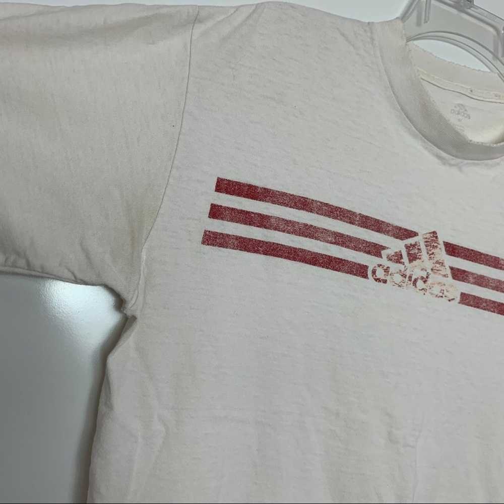 Adidas Vintage Athletic Tee Shirt Graphic T Size … - image 3