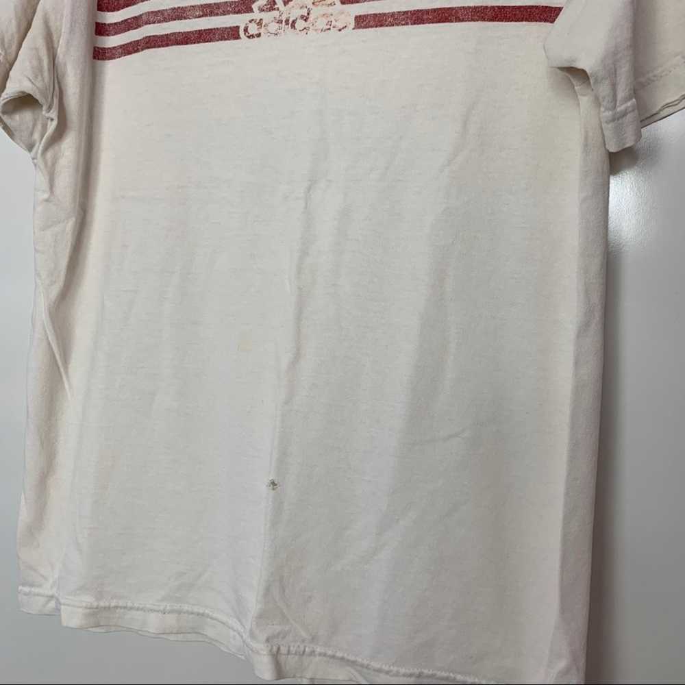 Adidas Vintage Athletic Tee Shirt Graphic T Size … - image 4