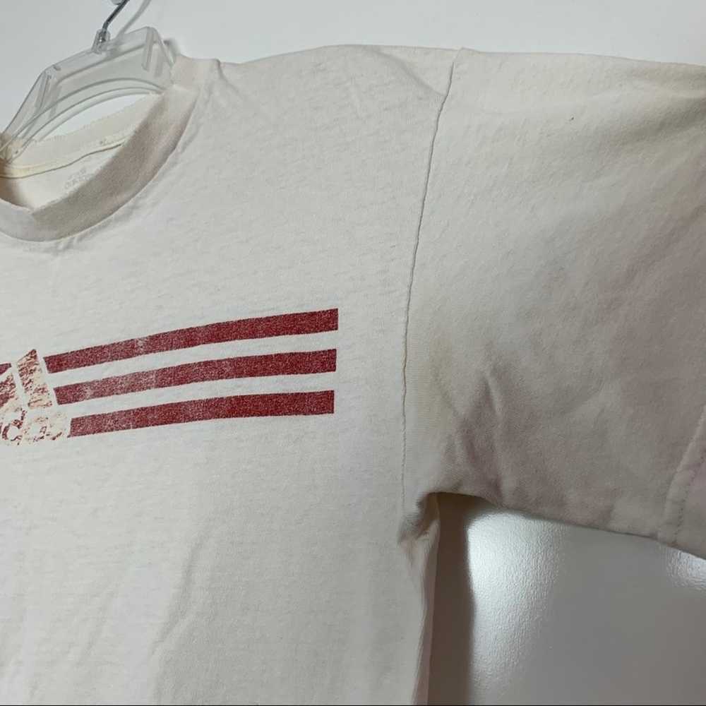 Adidas Vintage Athletic Tee Shirt Graphic T Size … - image 7