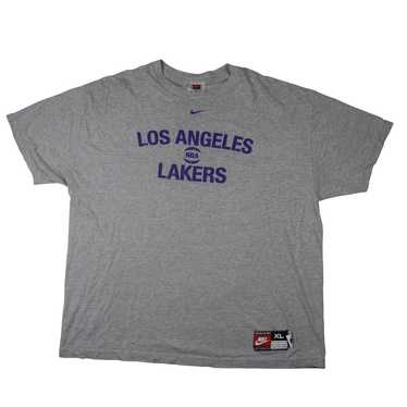 Vintage Y2k Nike Los Angeles Lakers Graphic T Shi… - image 1