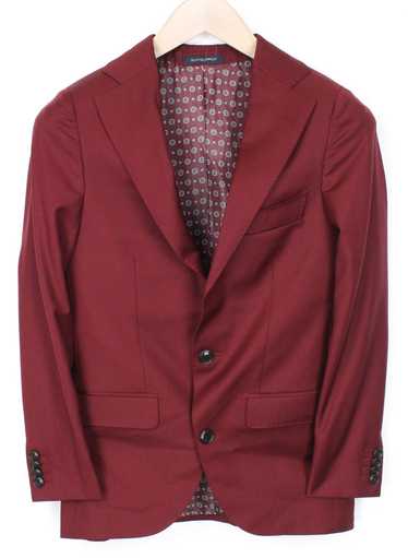 Suitsupply LA SPALLA UK30R Red Wool Formal Blazer 