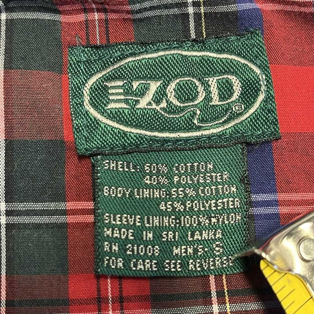 Izod × Vintage Vintage IZOD Jacket Mens Small Pla… - image 7