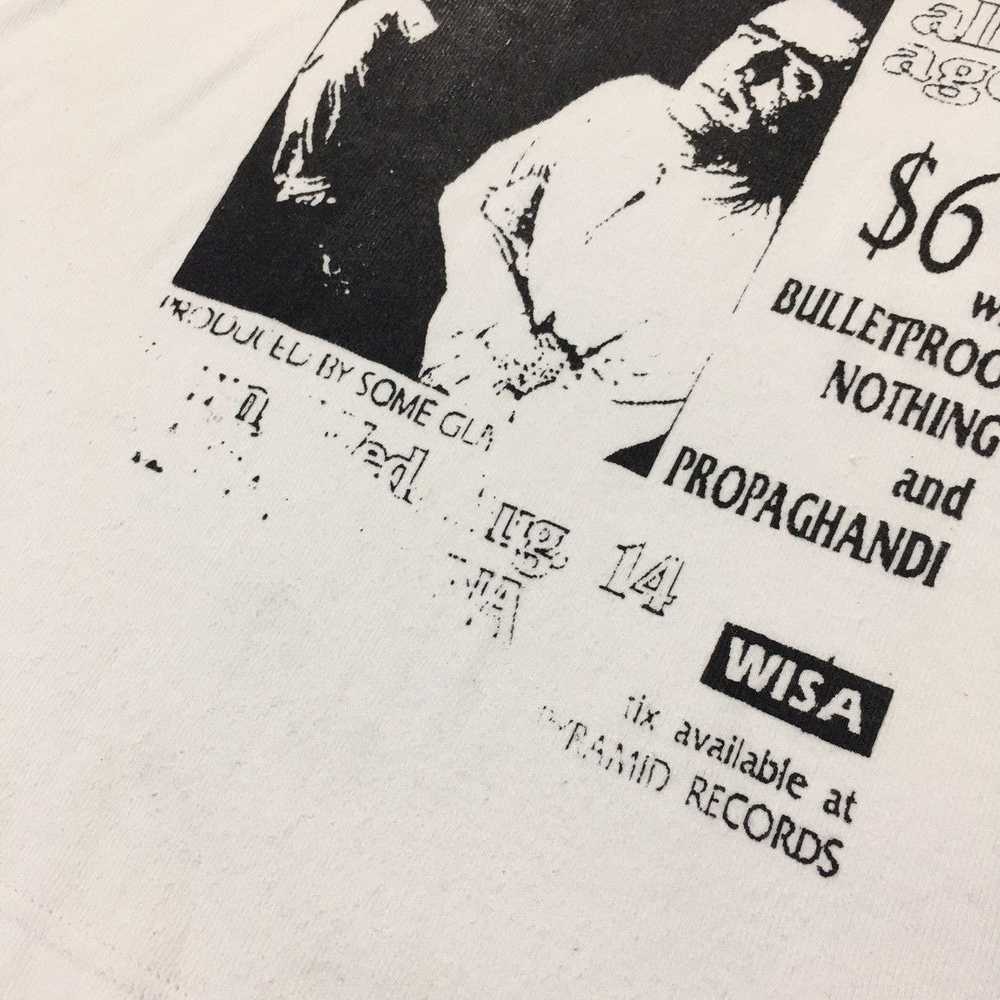 Band Tees × Vintage Rare! Vintage Fugazi 90s Tour… - image 5