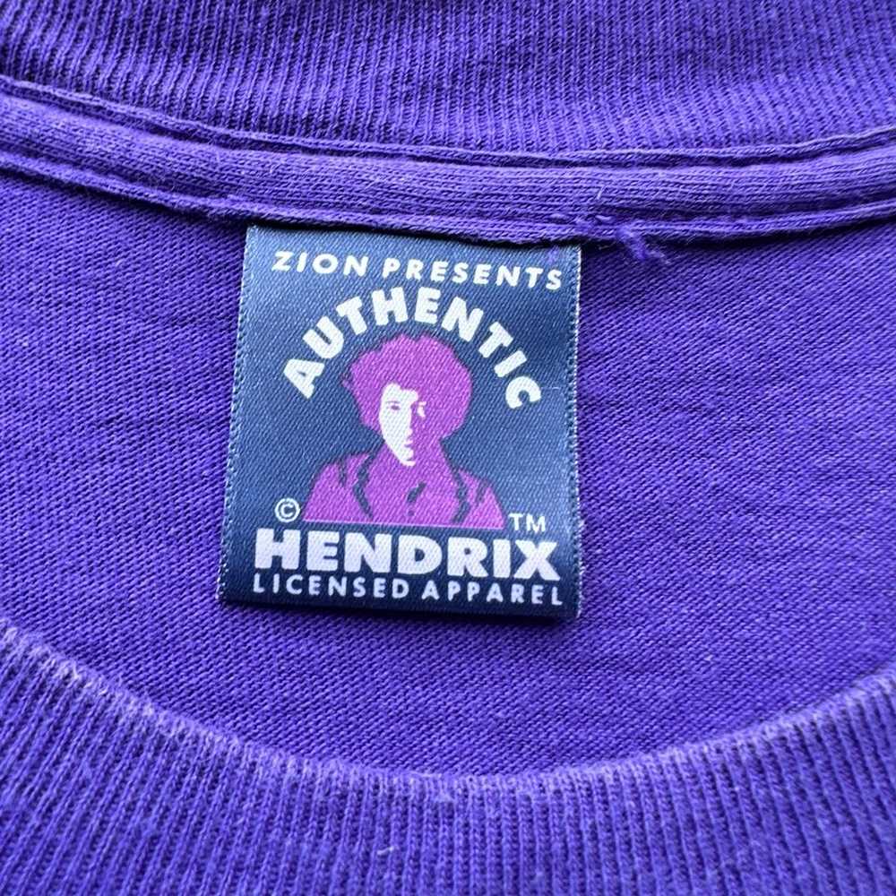 Vintage Jimmi Hendrix Tee Shirt Men Size 2XL Purp… - image 6
