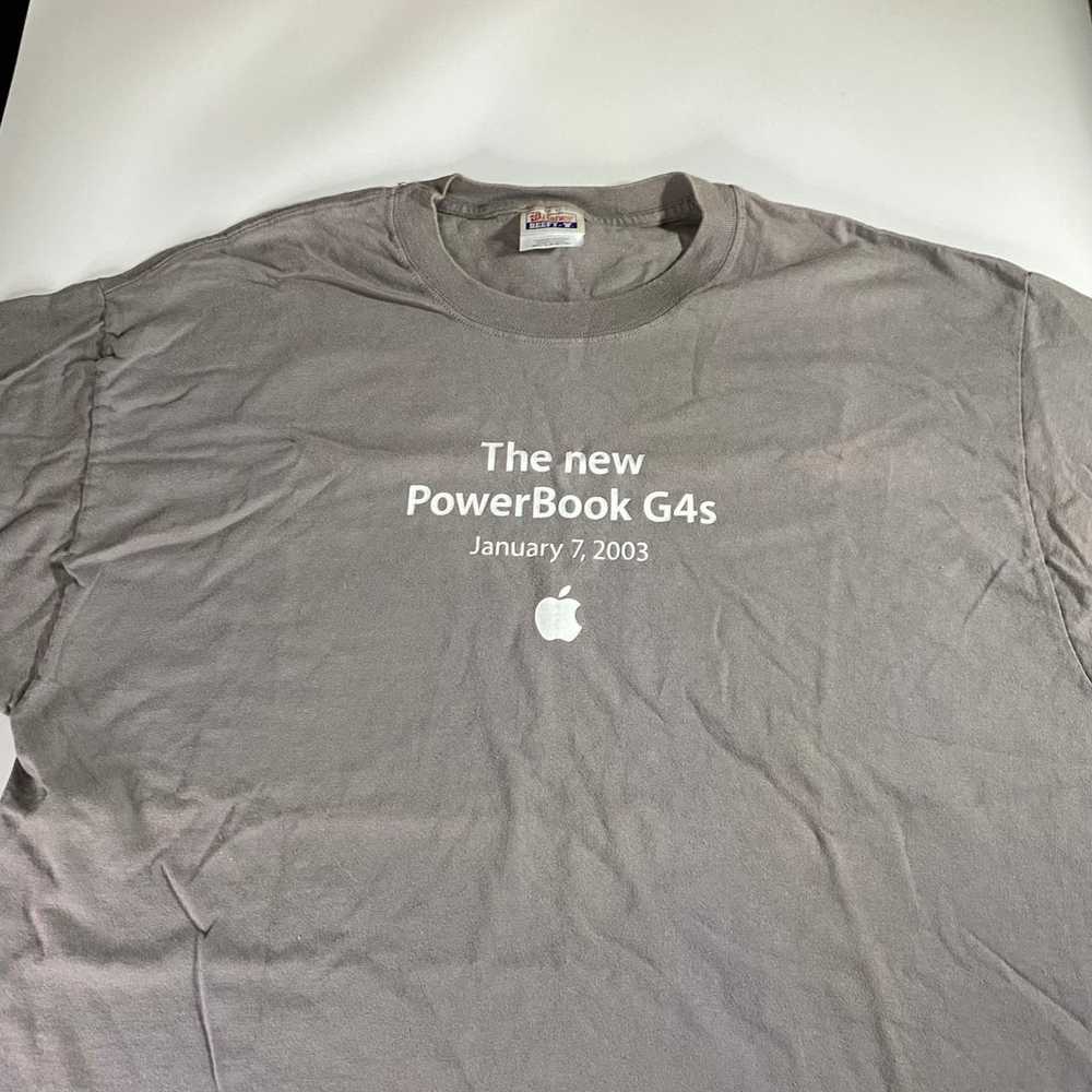 Vintage Apple Promo Powerbook G4 T Shirt Men's XL - image 2