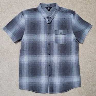 Volcom Modern Fit Button Down Short Sleeve Button… - image 1