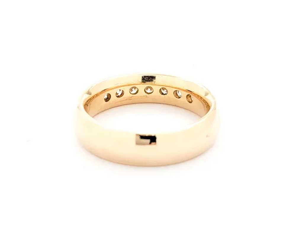 Timeless Channel Set Diamond Band in Yellow Gold - image 8