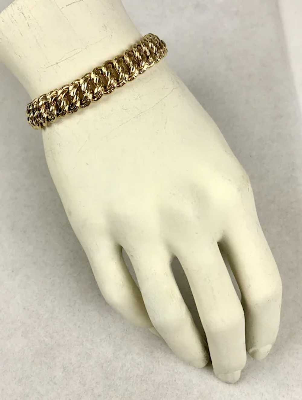 Impressive Early 20th C Reversible Gold Filled Br… - image 2