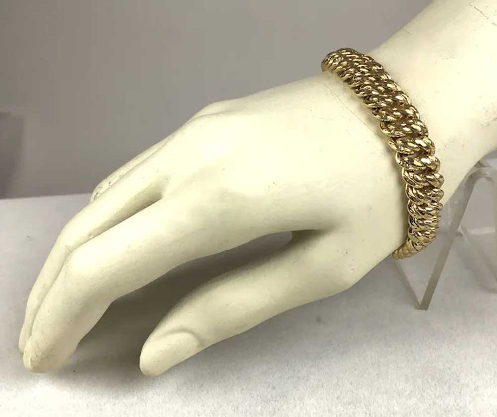 Impressive Early 20th C Reversible Gold Filled Br… - image 3