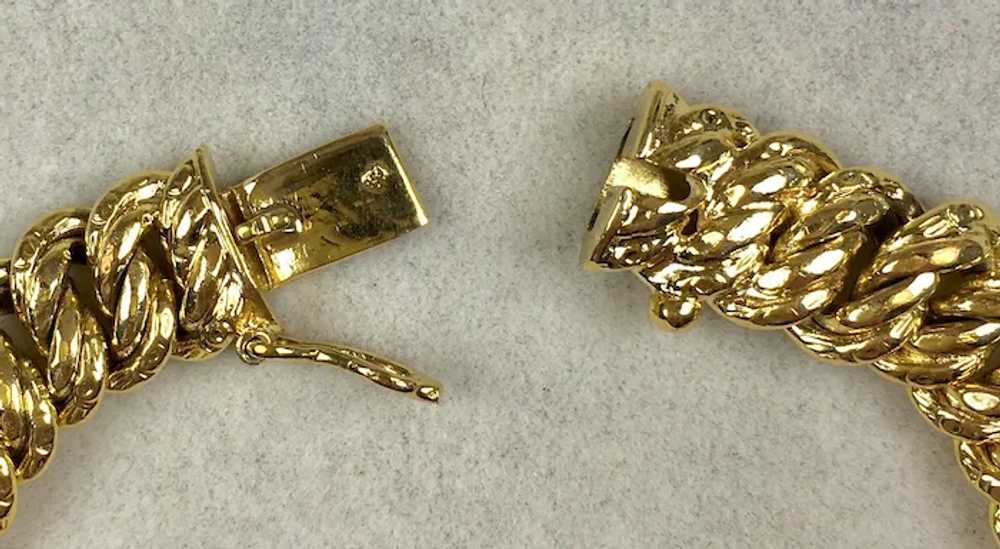 Impressive Early 20th C Reversible Gold Filled Br… - image 8
