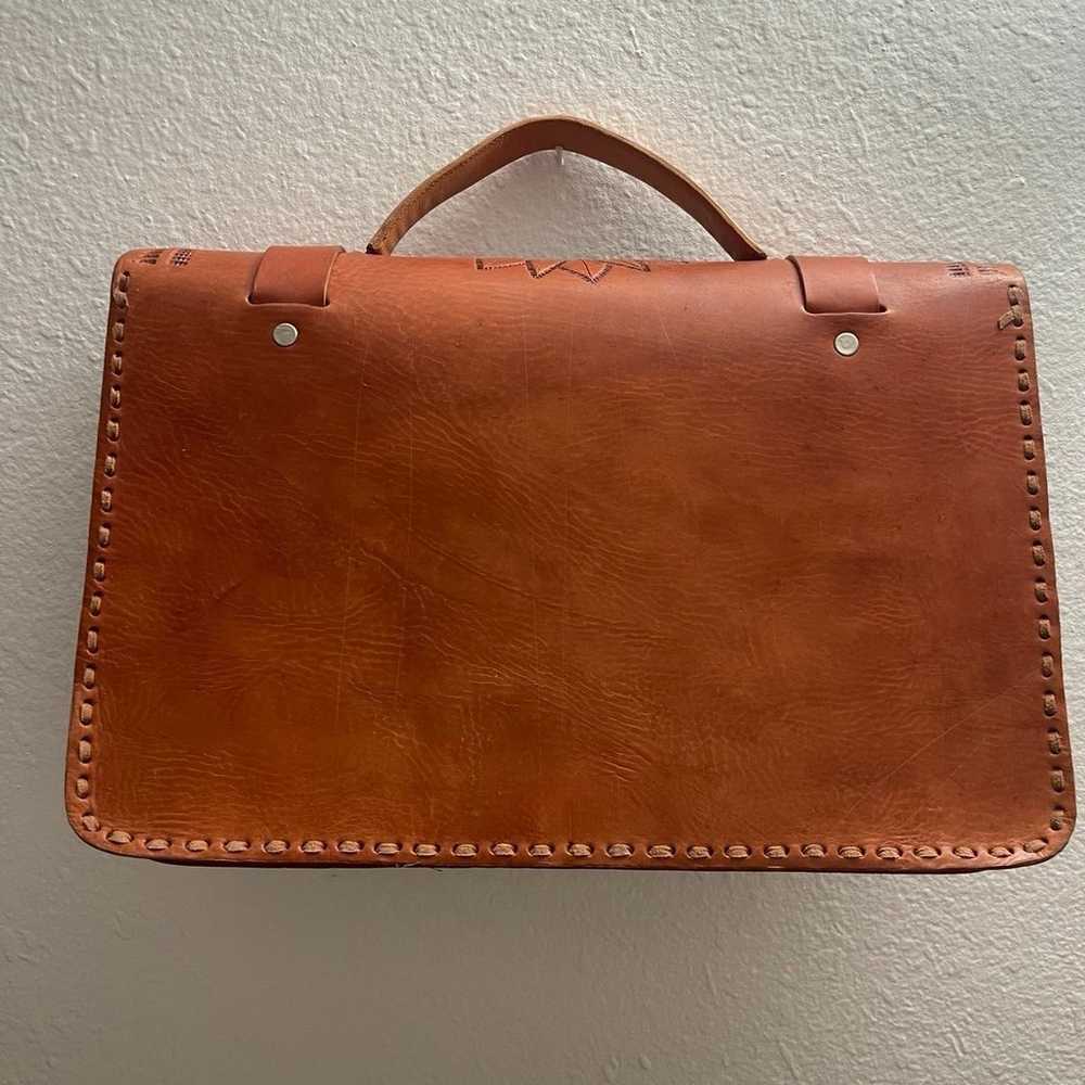 Leather briefcase made in Mexico - image 3