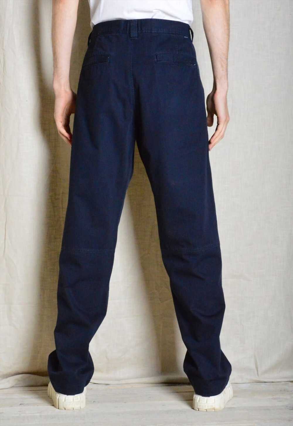 Y2K Dockers Navy Blue Minimalist Pants - image 2