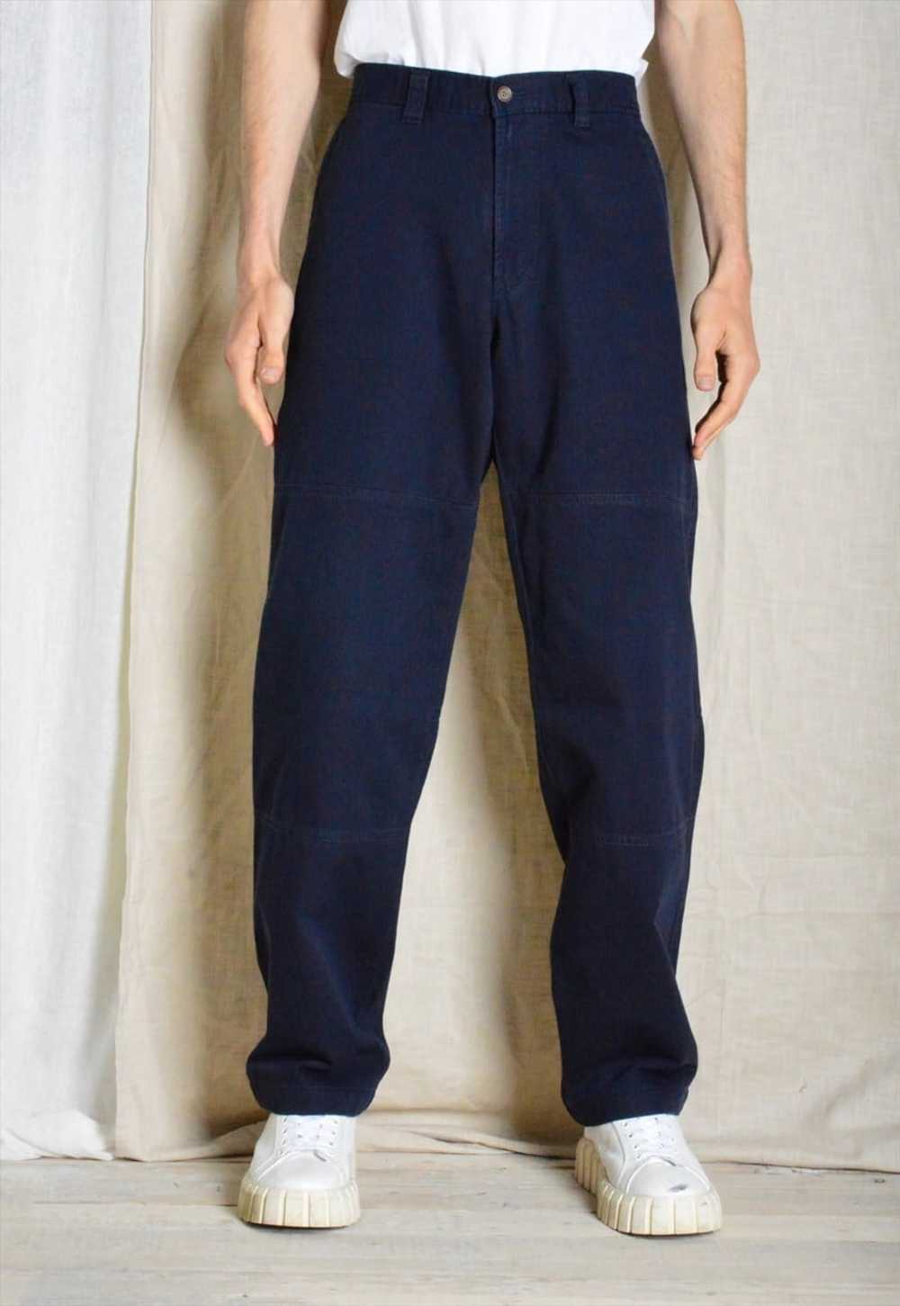 Y2K Dockers Navy Blue Minimalist Pants - image 3