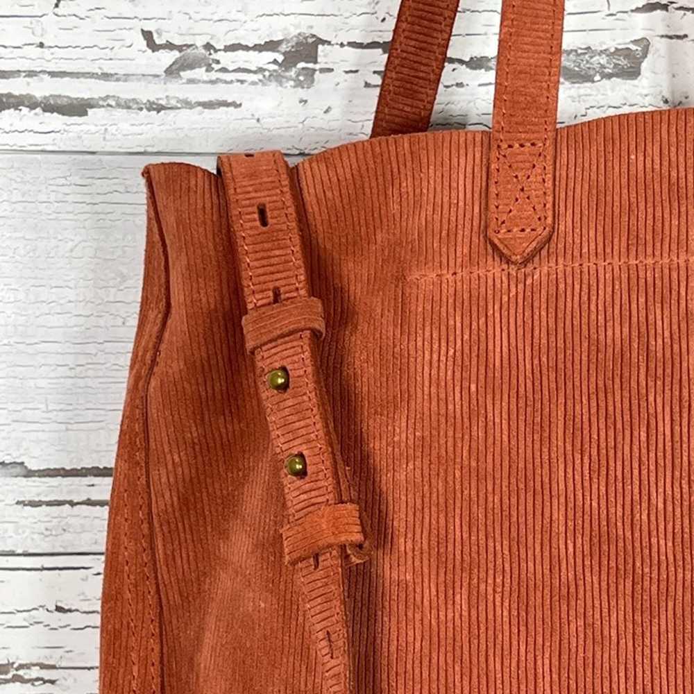 NWOT MADEWELL Transport Corduroy Suede Tote Russe… - image 3