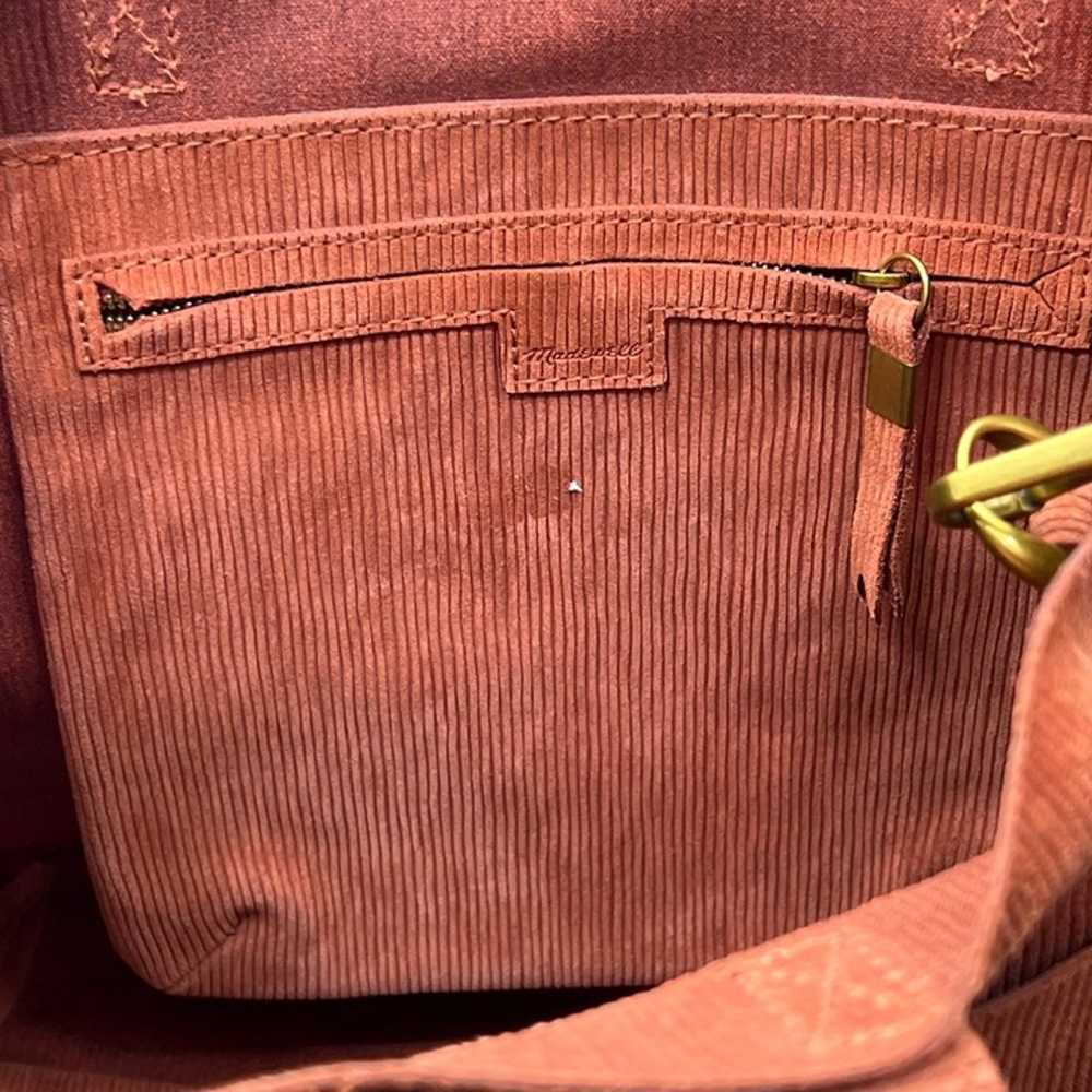 NWOT MADEWELL Transport Corduroy Suede Tote Russe… - image 5